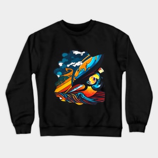 Dreamy Rocket Crewneck Sweatshirt